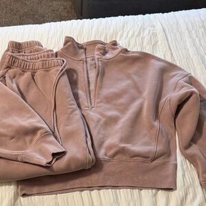 Abercrombie & Fitch Tan Garment Dyed Sweatshirt